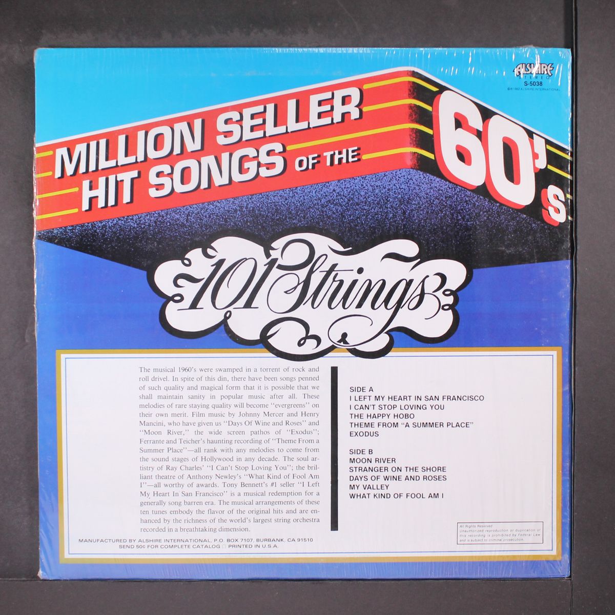 million seller hit songs of the 60's by 101 STRINGS