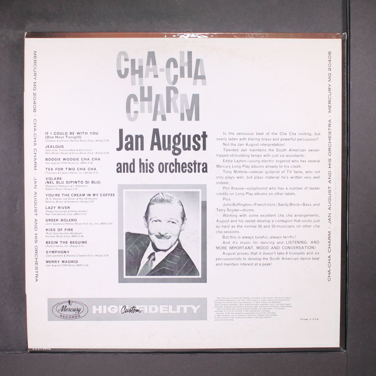 cha-cha charm by JAN AUGUST