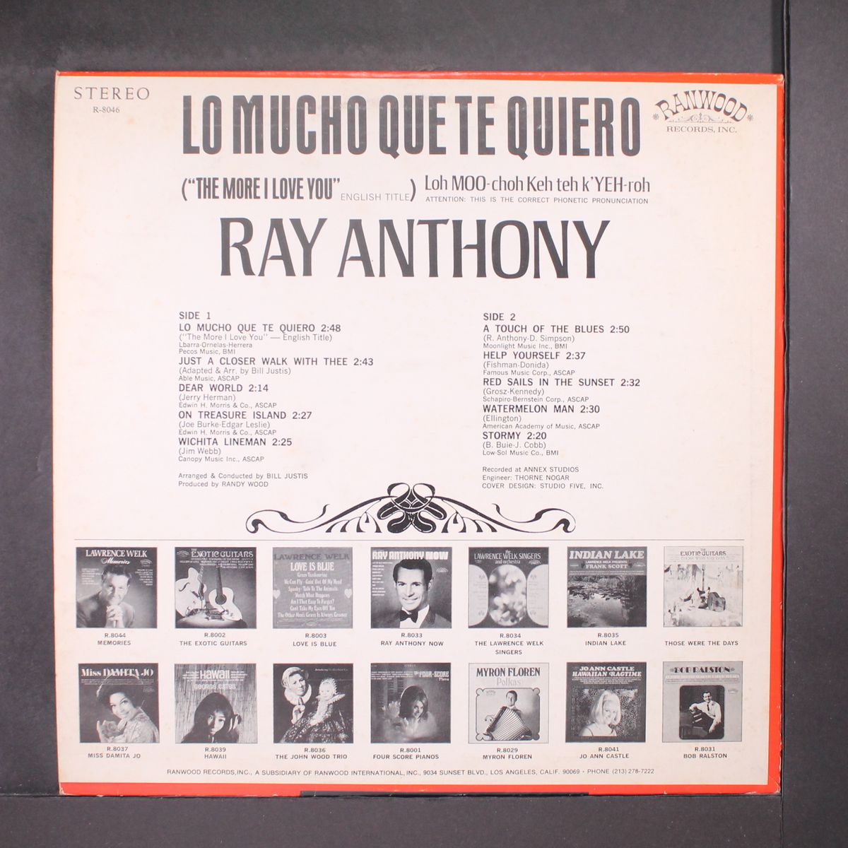 lo mucho que te quiero by RAY ANTHONY