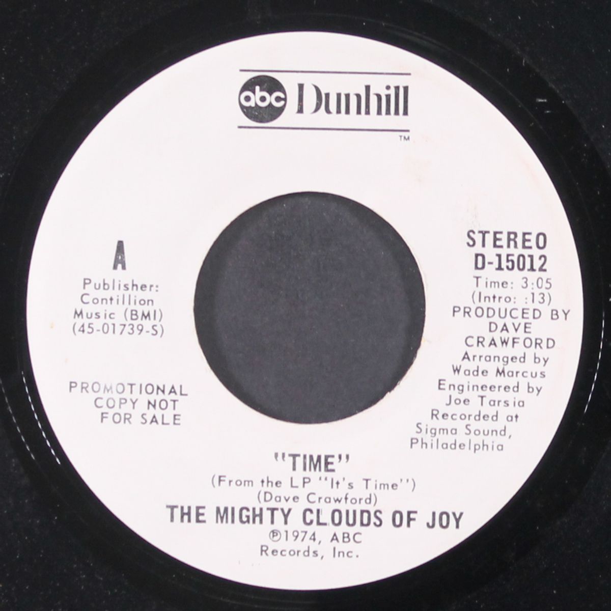 time by MIGHTY CLOUDS OF JOY