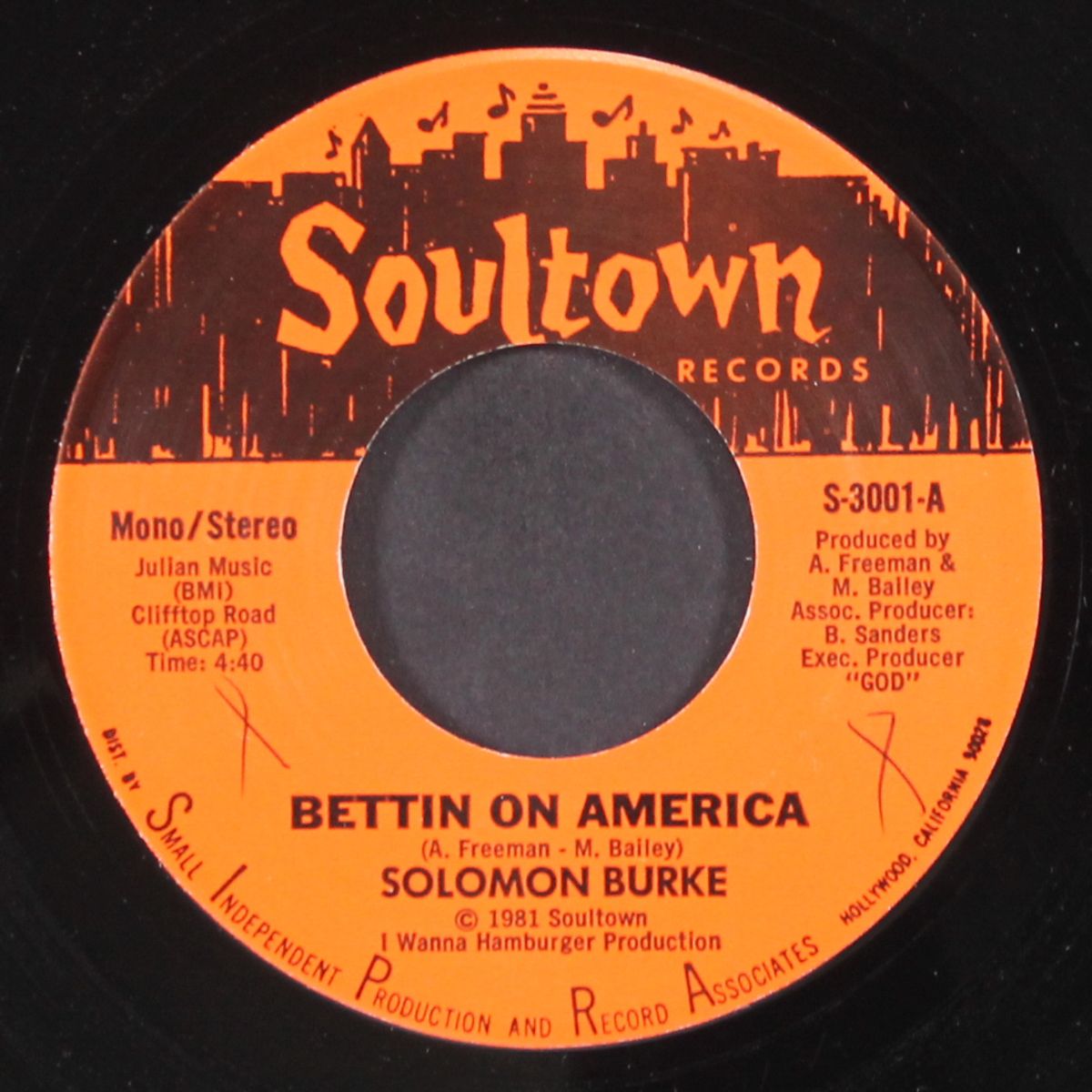 bettin on america / cowboy hat by SOLOMON BURKE