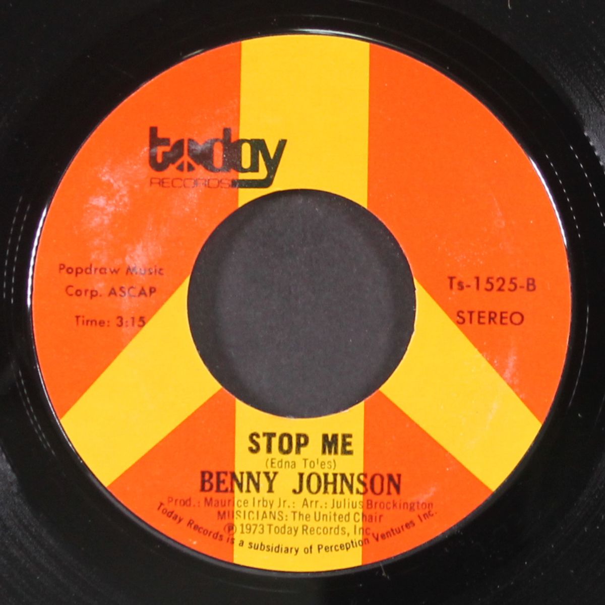 visions of paradise / stop me by BENNY JOHNSON