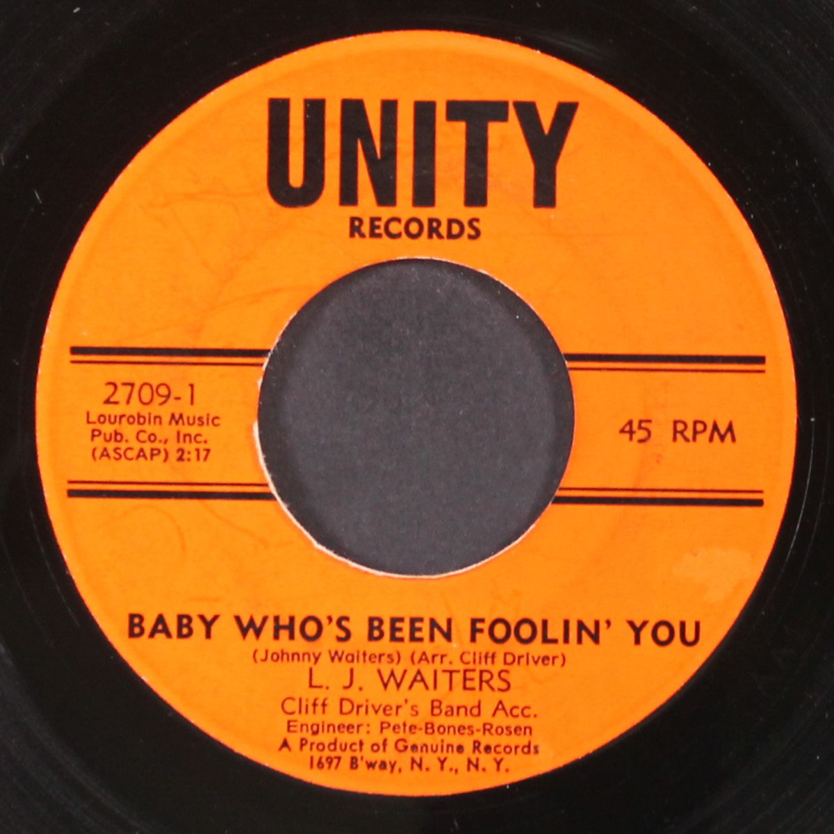 why must a man be a fool / baby who's been foolin' you by L.J. WAITERS
