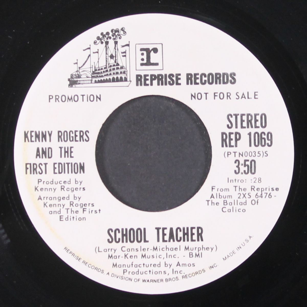 school teacher / mono by KENNY ROGERS & FIRST EDITION