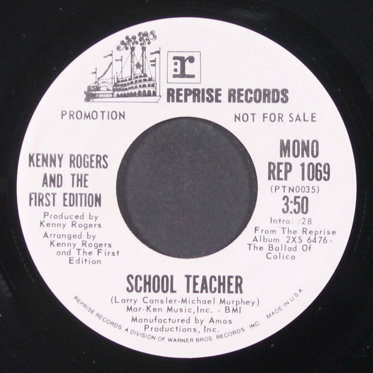 school teacher / mono by KENNY ROGERS & FIRST EDITION