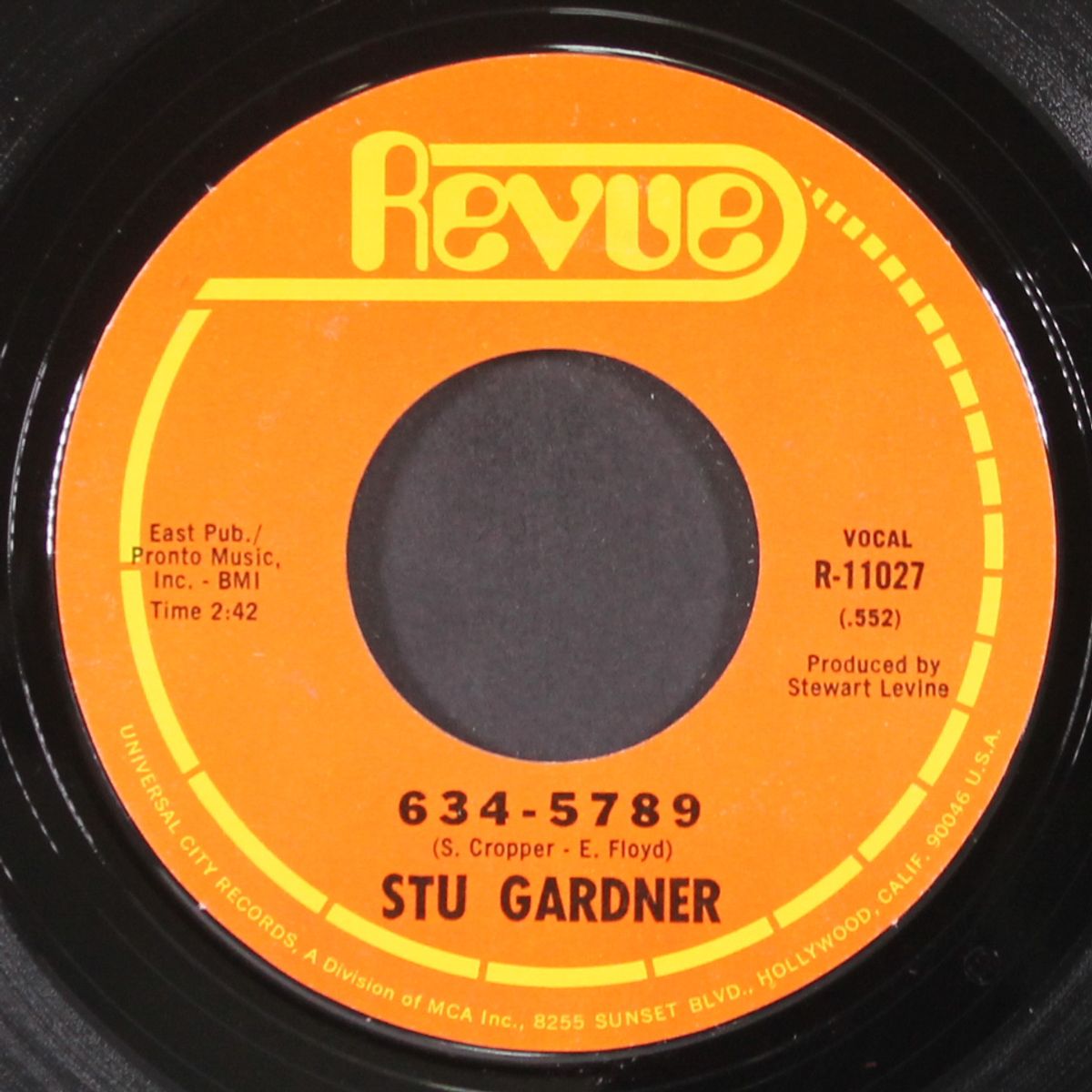 i got you / 634-5789 by STU GARDNER