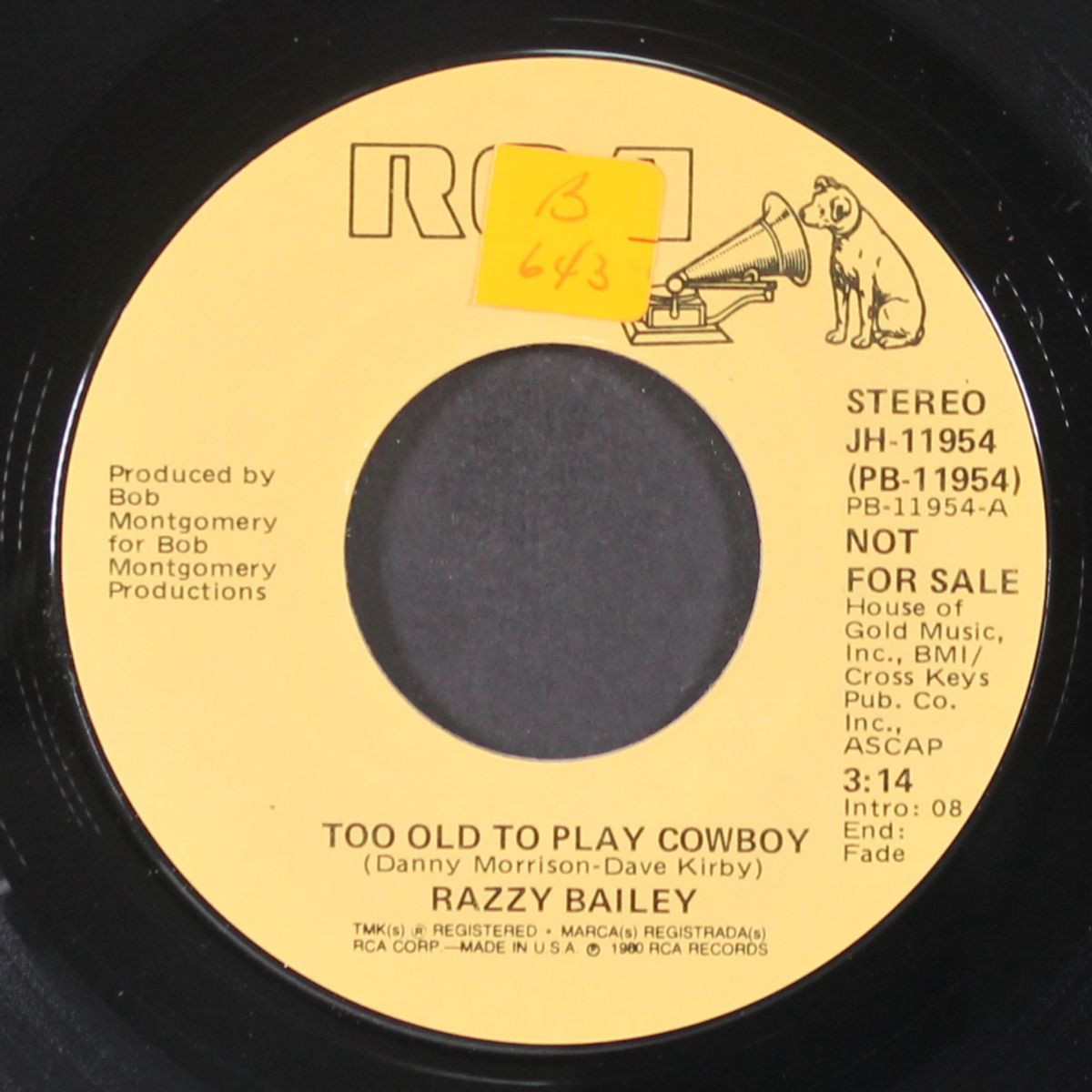 too old to play cowboy by RAZZY BAILEY
