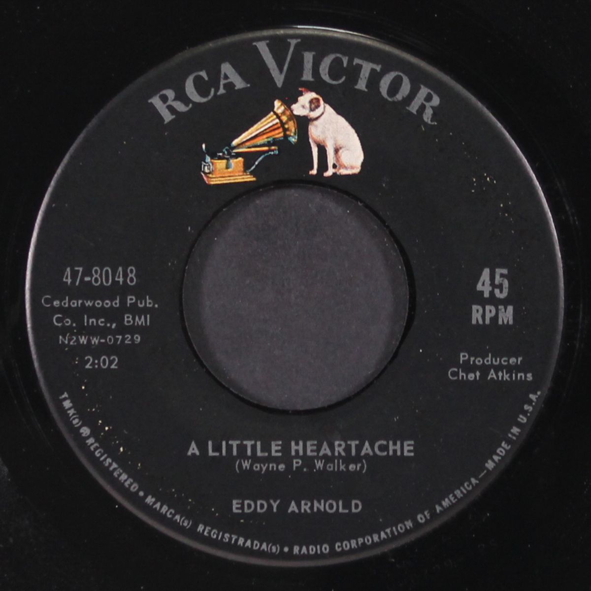 a little heartache / after loving you by EDDY ARNOLD