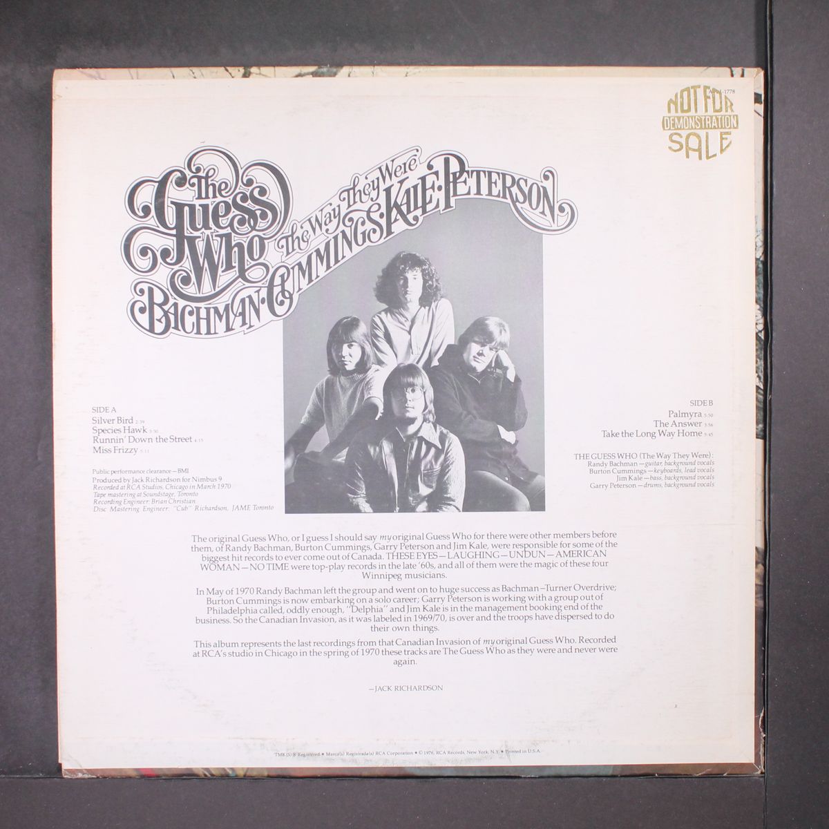the way they were by GUESS WHO