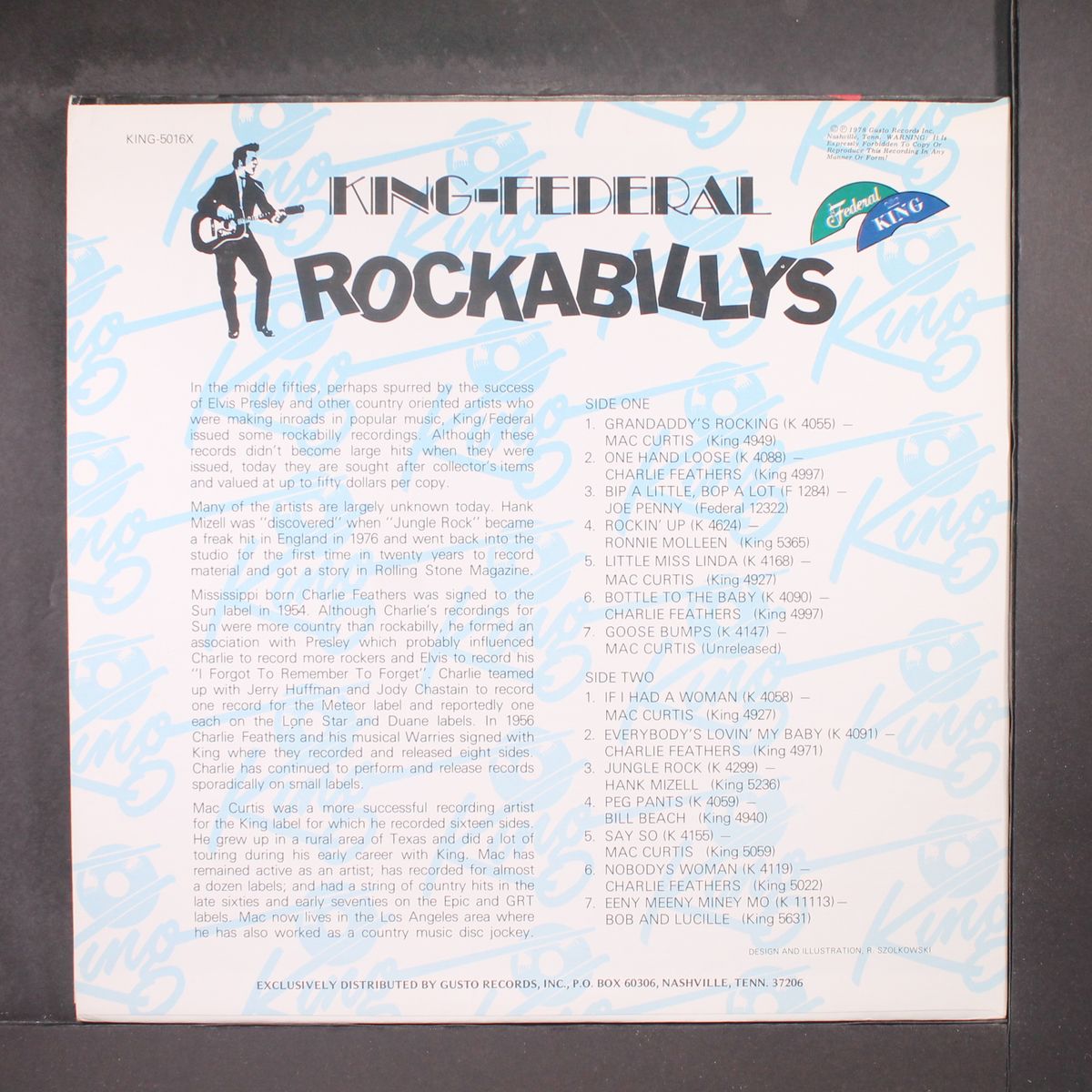 king-federal rockabillys by VARIOUS