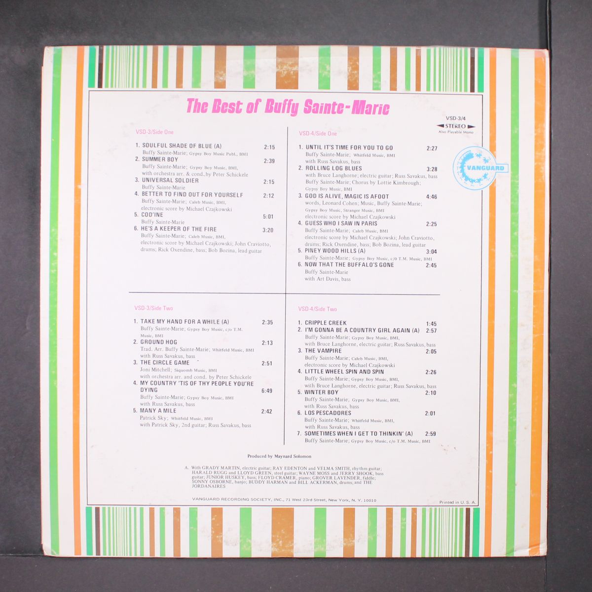 best of by BUFFY SAINTE-MARIE