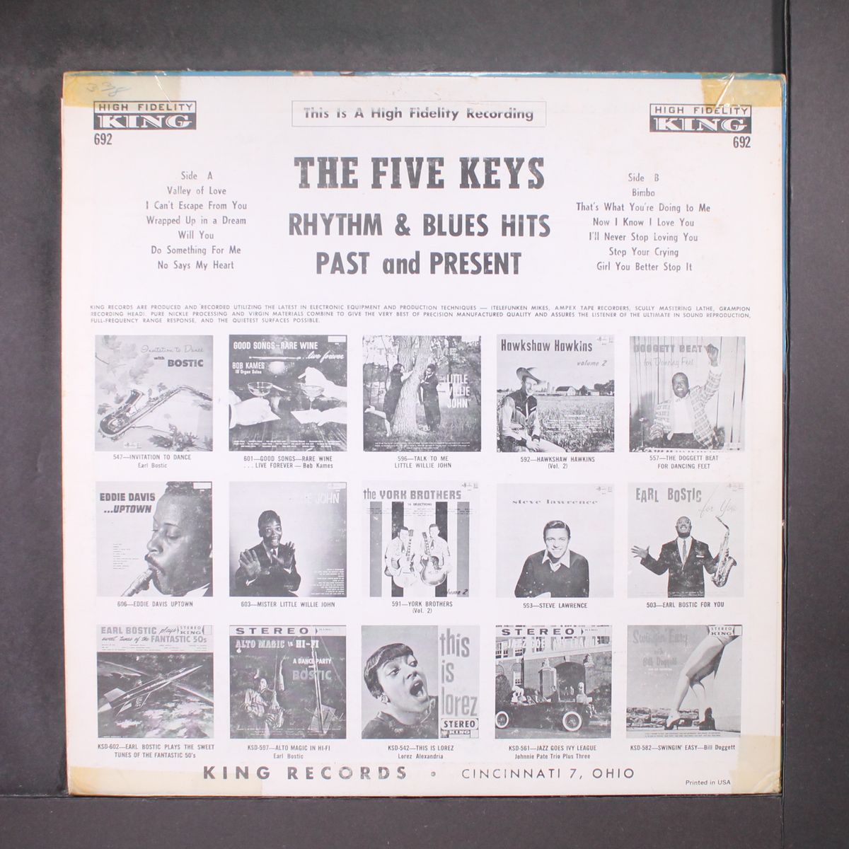 rhythm and blues hits - past and present by FIVE KEYS