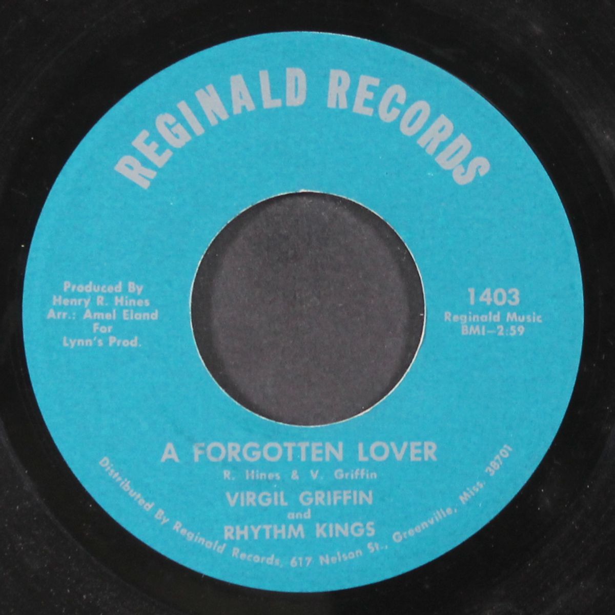 a forgotten lover / if you can't go don't by VIRGIL GRIFFIN