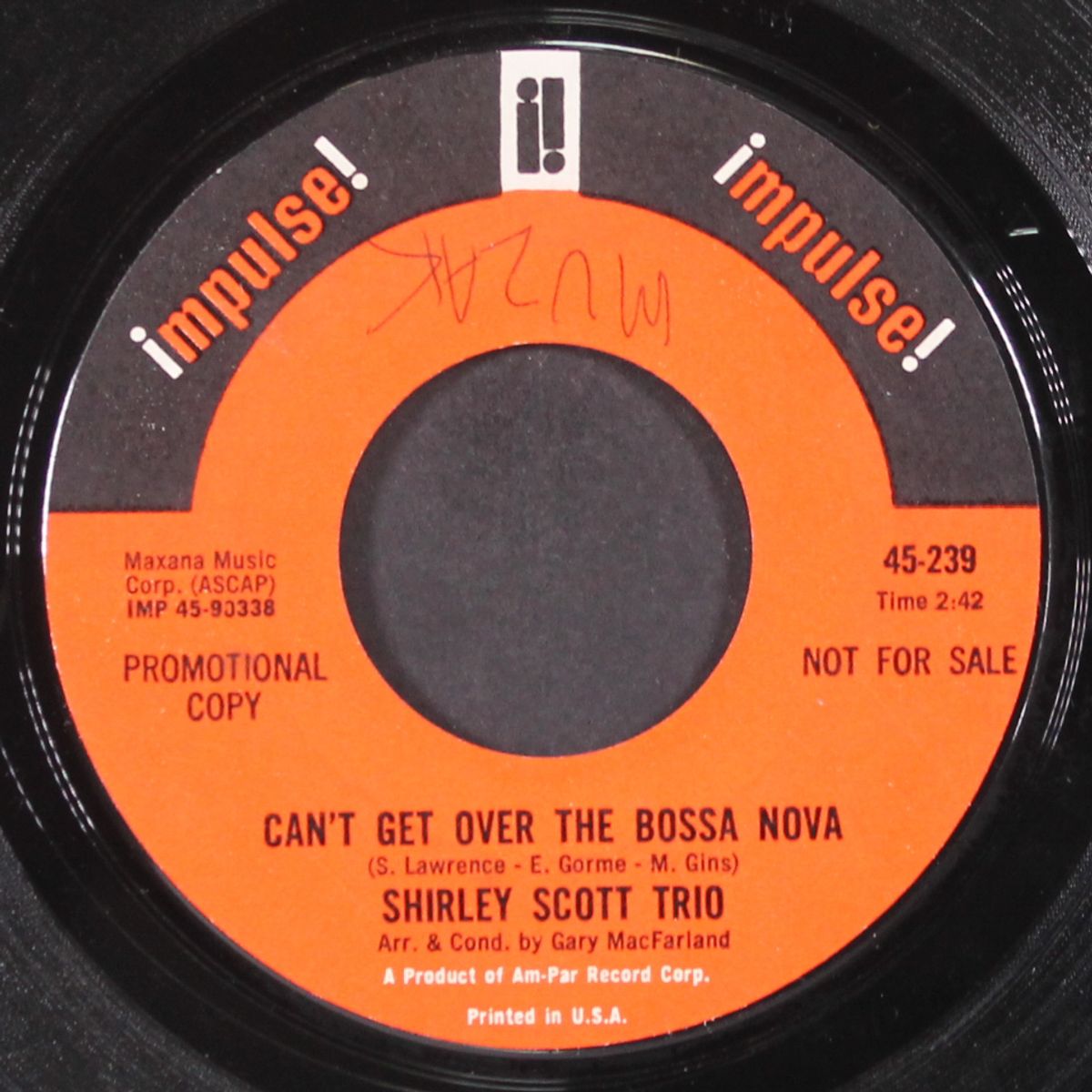 soul sauce / can't get over the bossa nova by SHIRLEY SCOTT