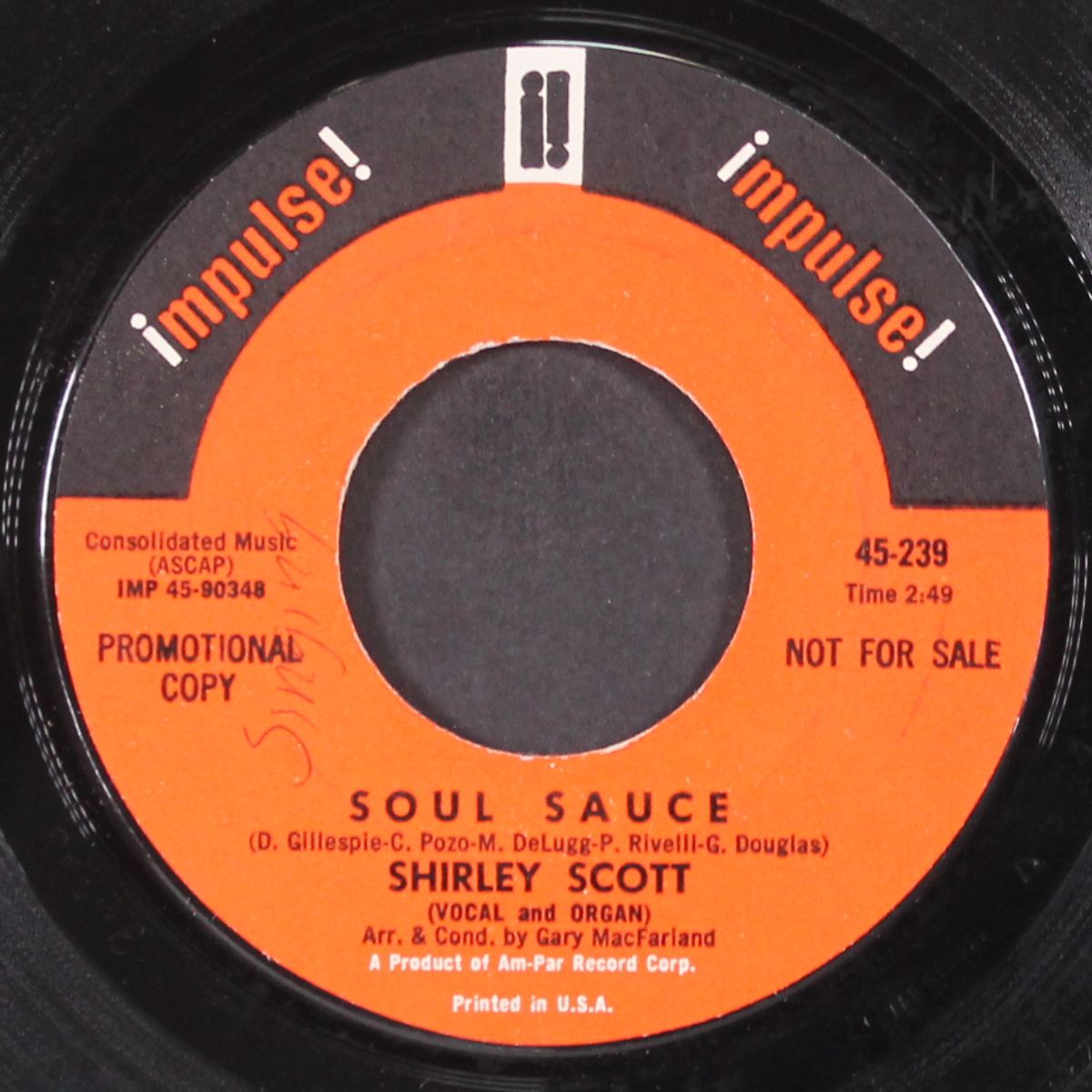 soul sauce / can't get over the bossa nova by SHIRLEY SCOTT
