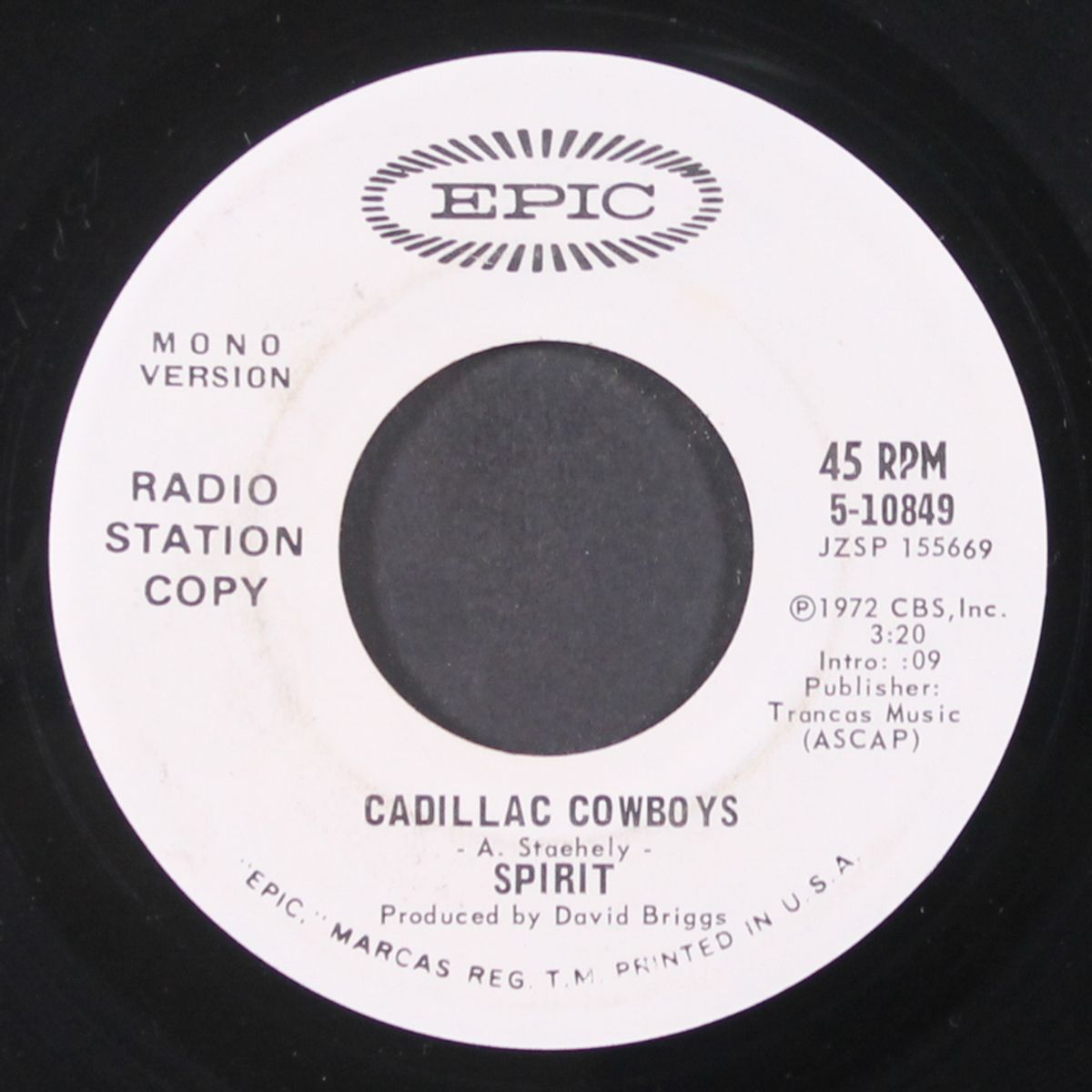 cadillac cowboys / darkness by SPIRIT