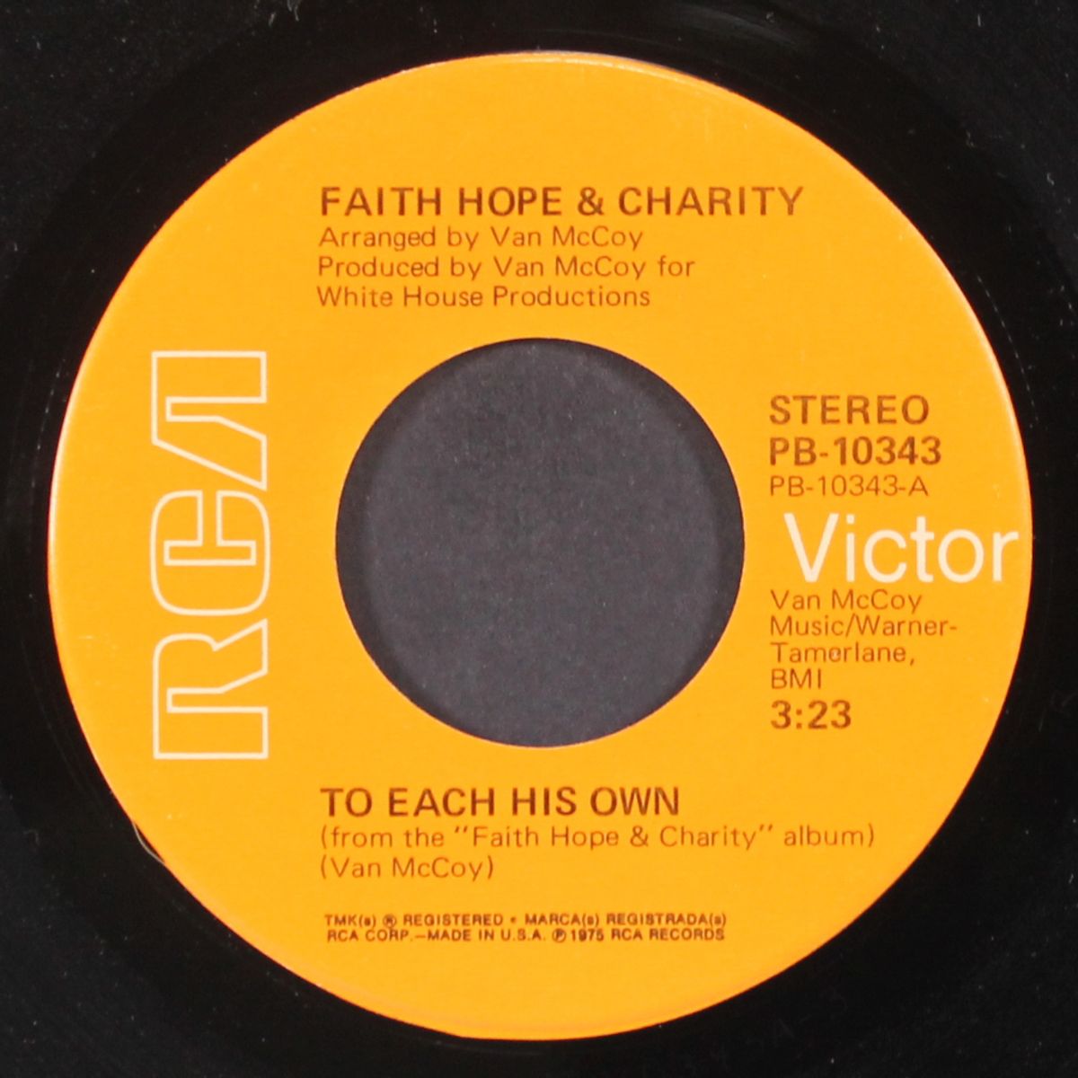 to each his own / find a way by FAITH HOPE & CHARITY