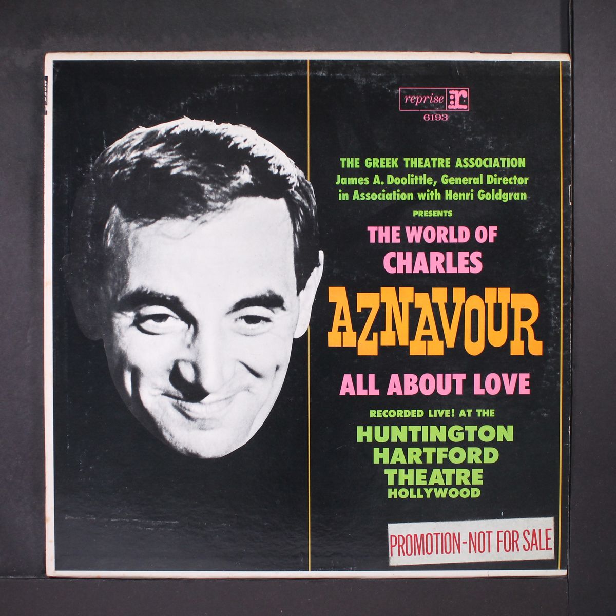 the world of, in concert by CHARLES AZNAVOUR