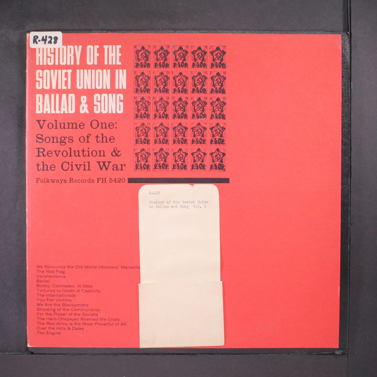 history of the soviet union in ballad & by VARIOUS