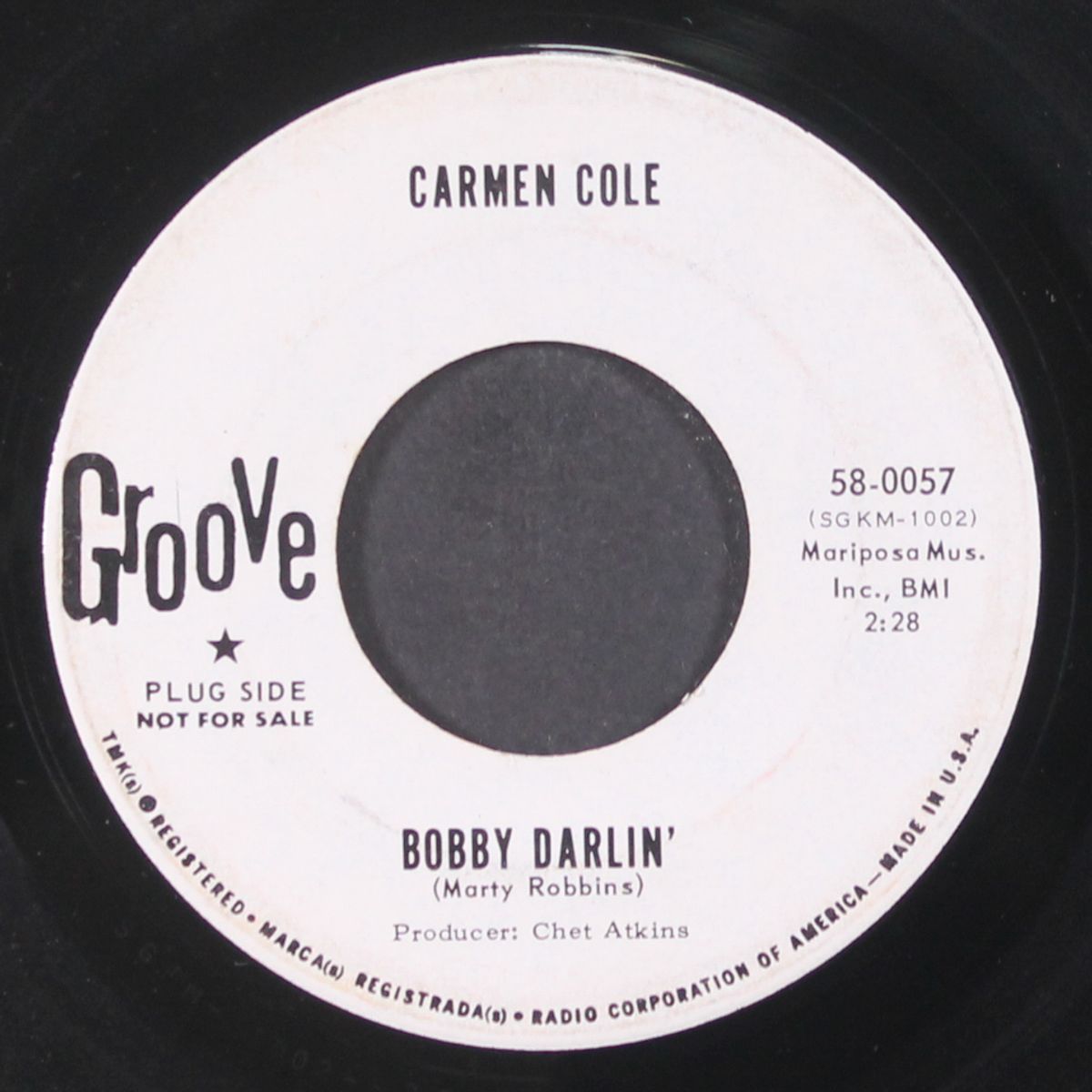 i just don't understand / bobby darlin' by CARMEN COLE