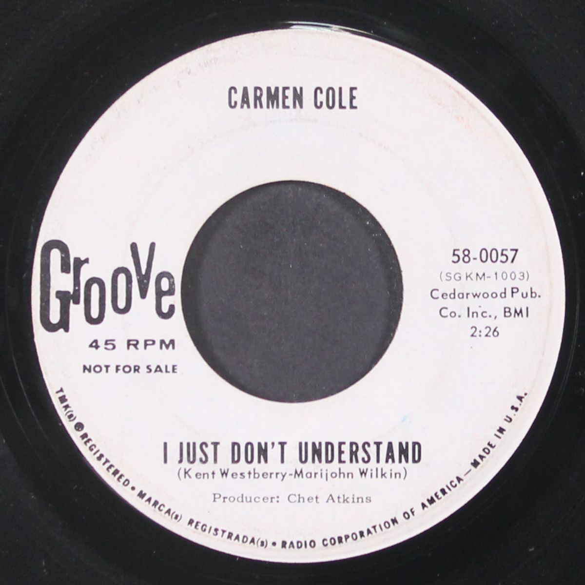 i just don't understand / bobby darlin' by CARMEN COLE