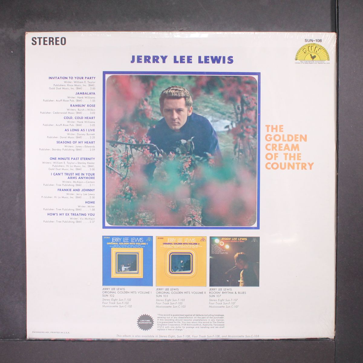 golden cream of the country by JERRY LEE LEWIS