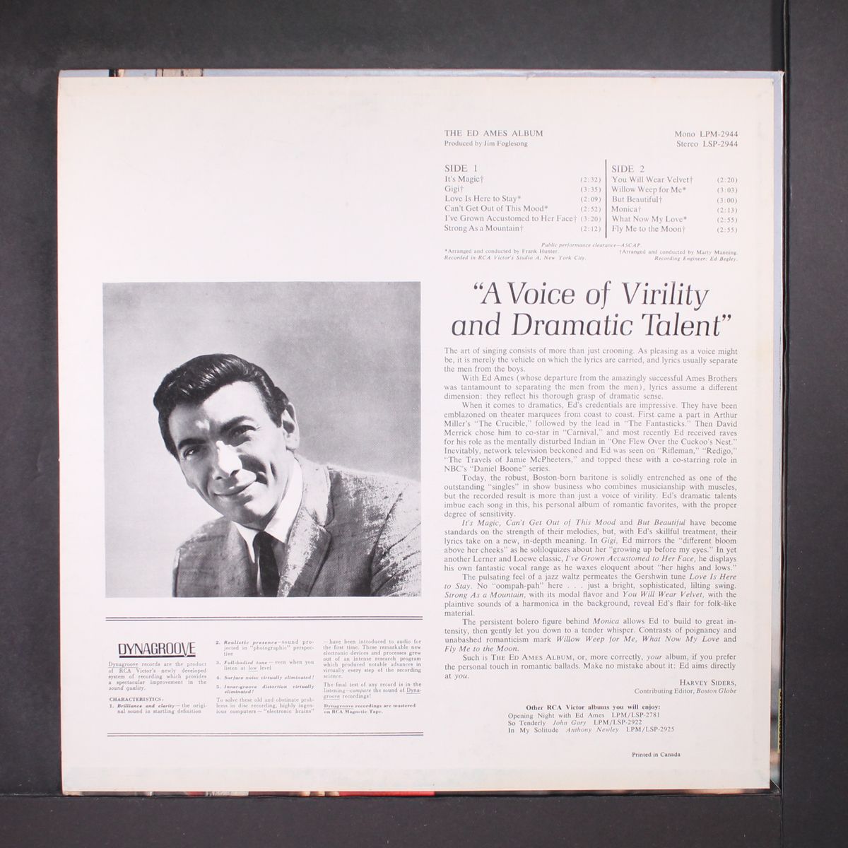 the album by ED AMES