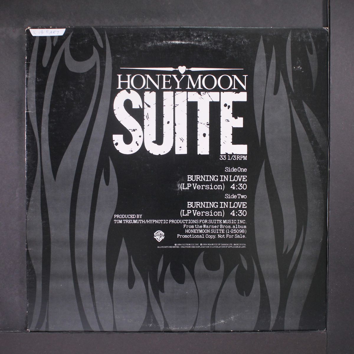 burning in love / same by HONEYMOON SUITE
