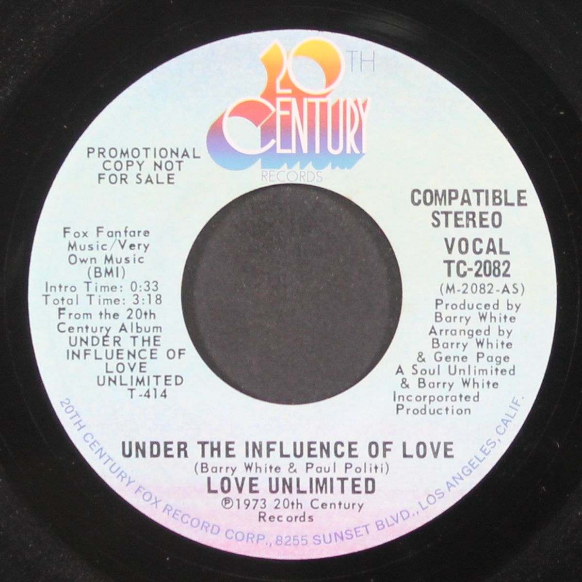 under the influence of love / same by LOVE UNLIMITED