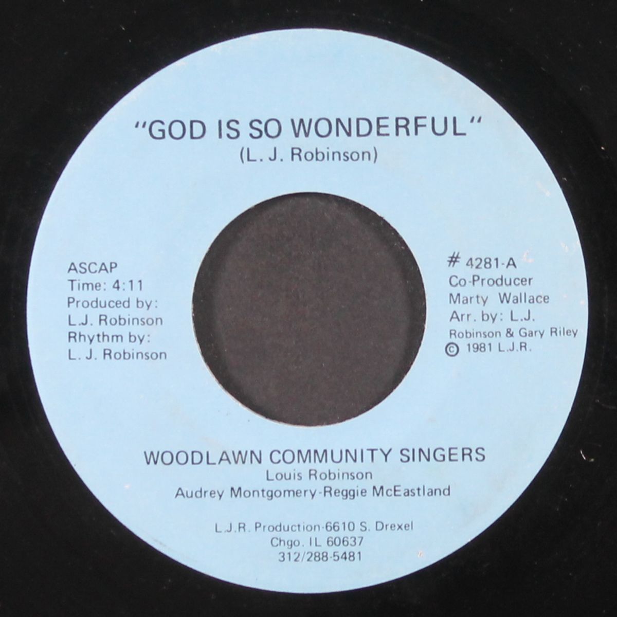 god is so wonderful / instrumental by WOODLAWN COMMUNITY SINGERS