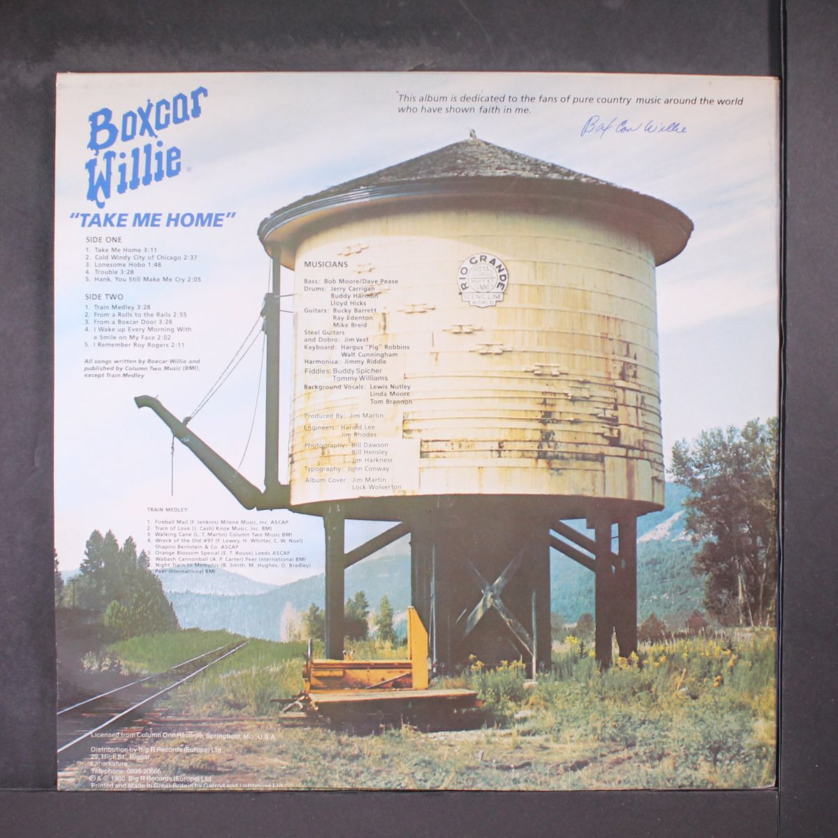 take me home by BOXCAR WILLIE