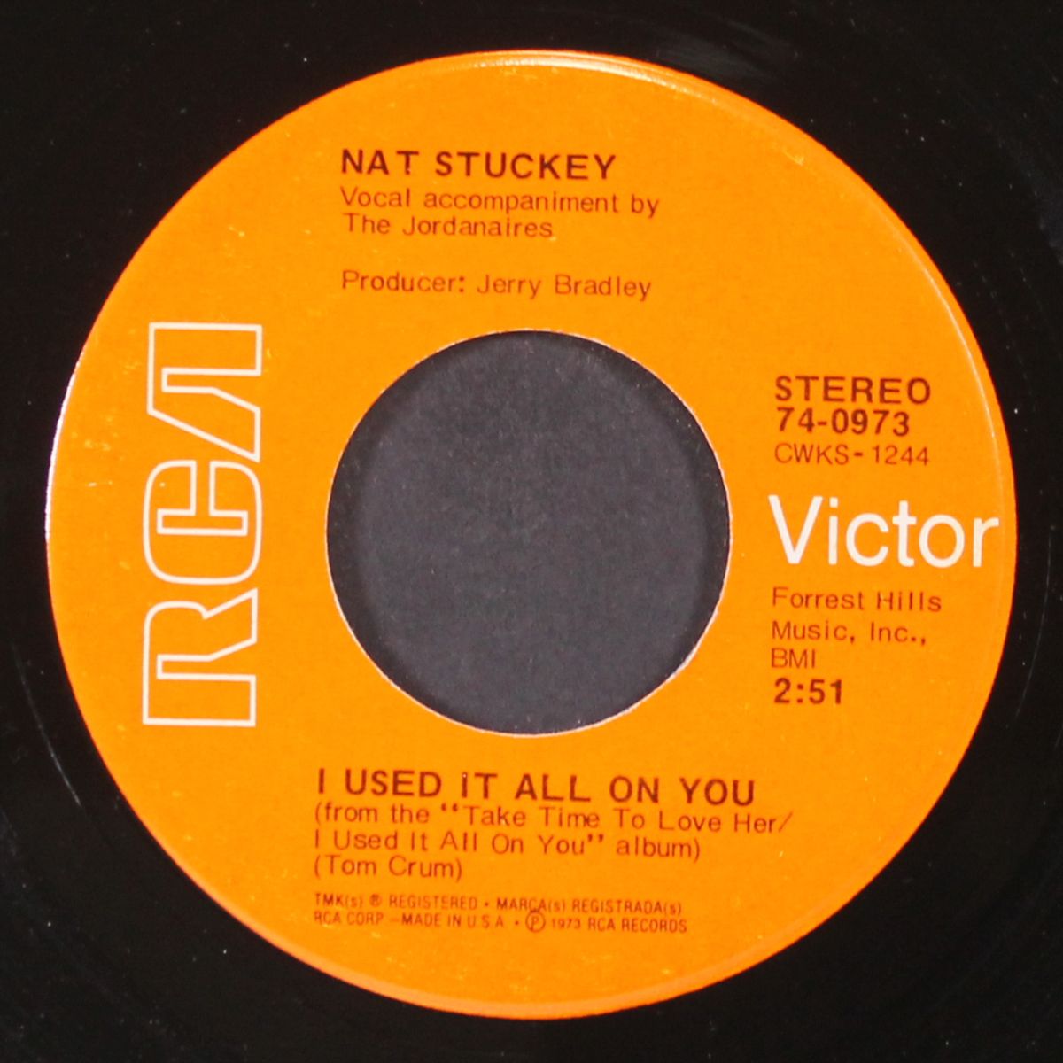 i know the feelin' / i used it all on you by NAT STUCKEY