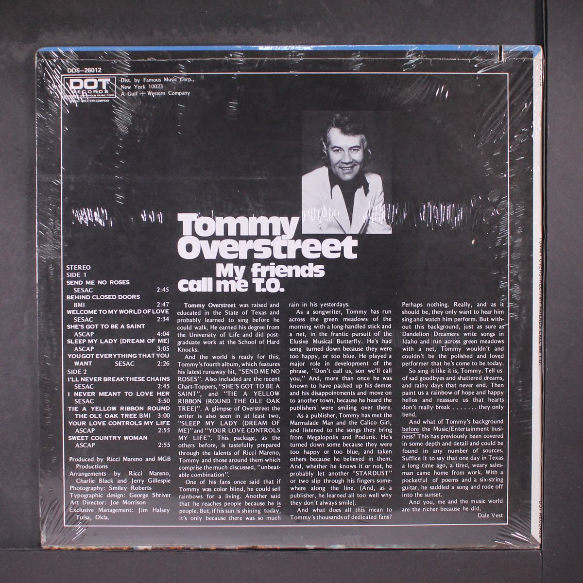 woman, your name is my song by TOMMY OVERSTREET