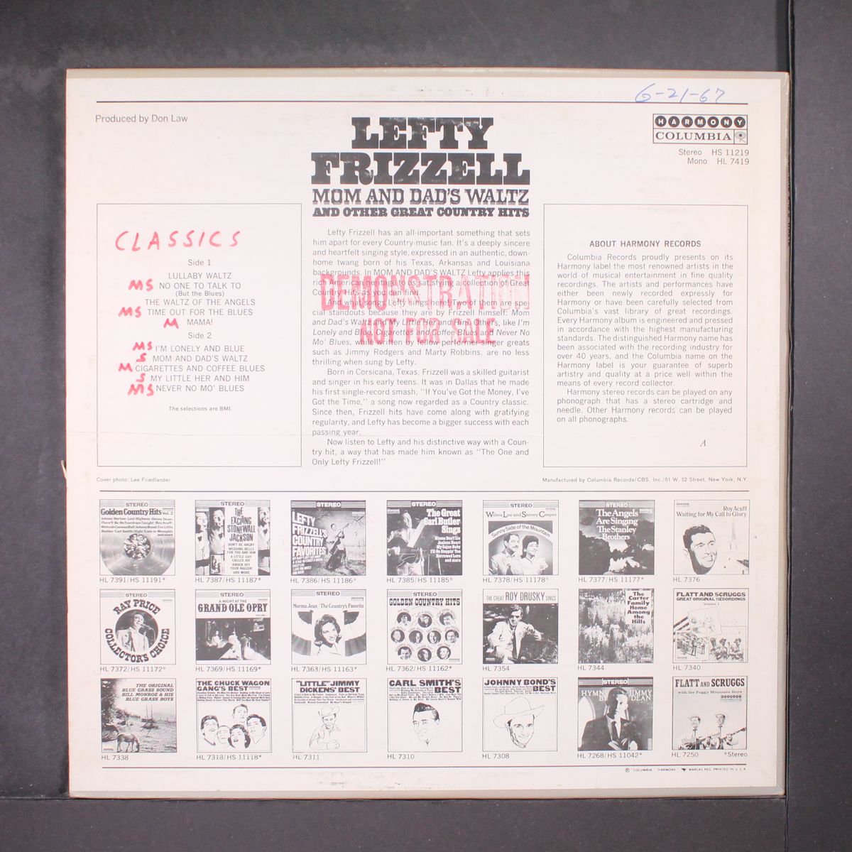 mom and dad's waltz by LEFTY FRIZZELL
