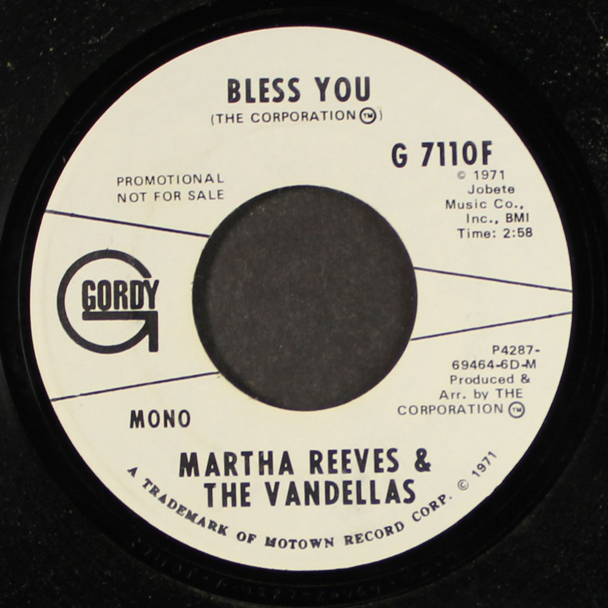 bless you / mono by MARTHA REEVES & VANDELLAS