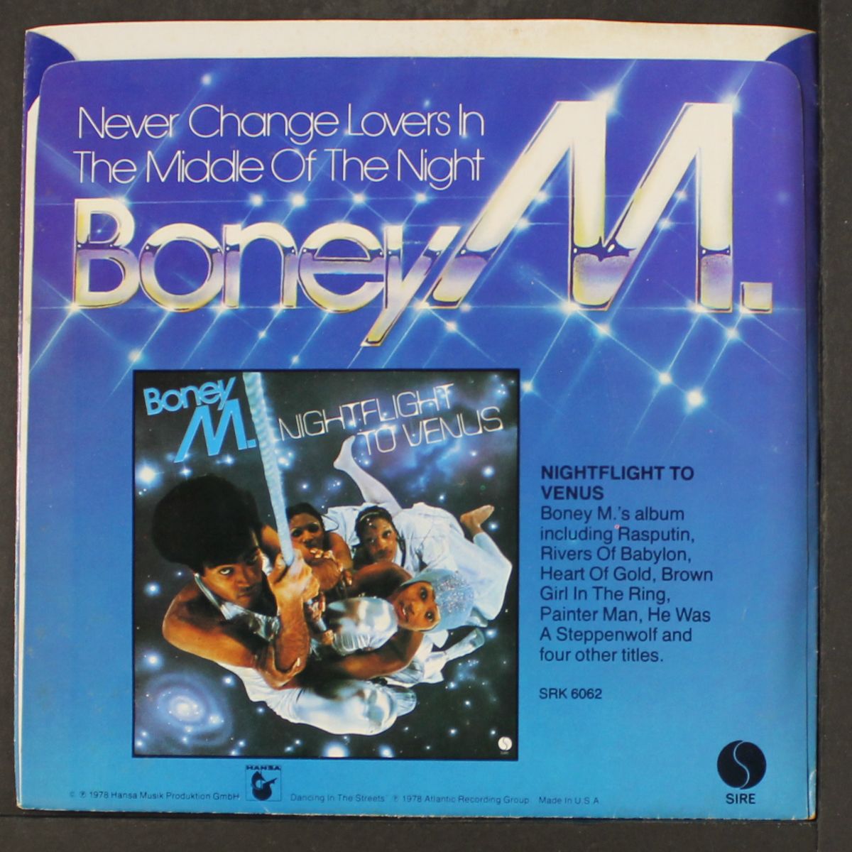 dancing in the streets / never change lovers... by BONEY M