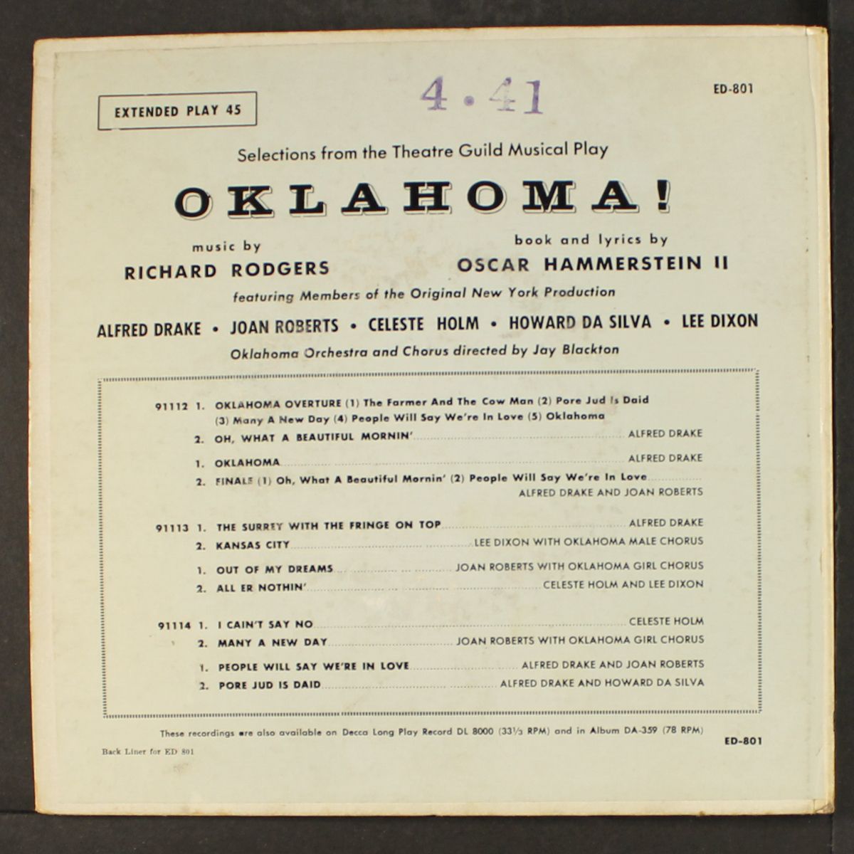 oklahoma by SOUNDTRACK