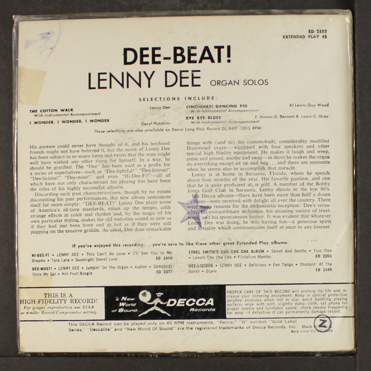 dee-beat by LENNY DEE
