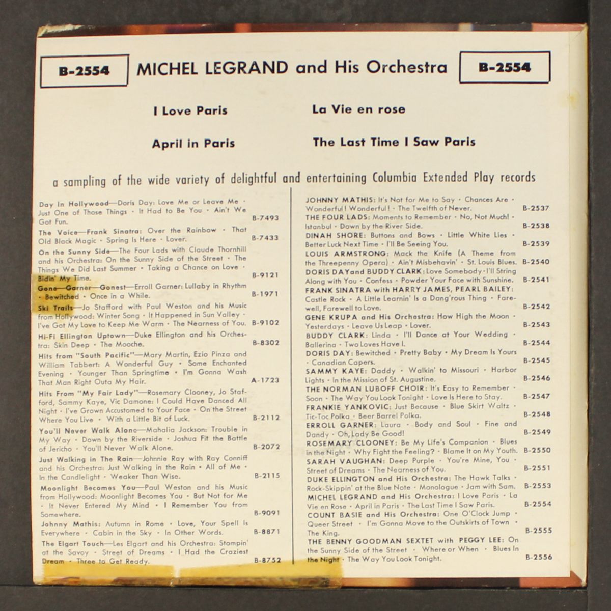 i love paris / +3 by MICHEL LEGRAND