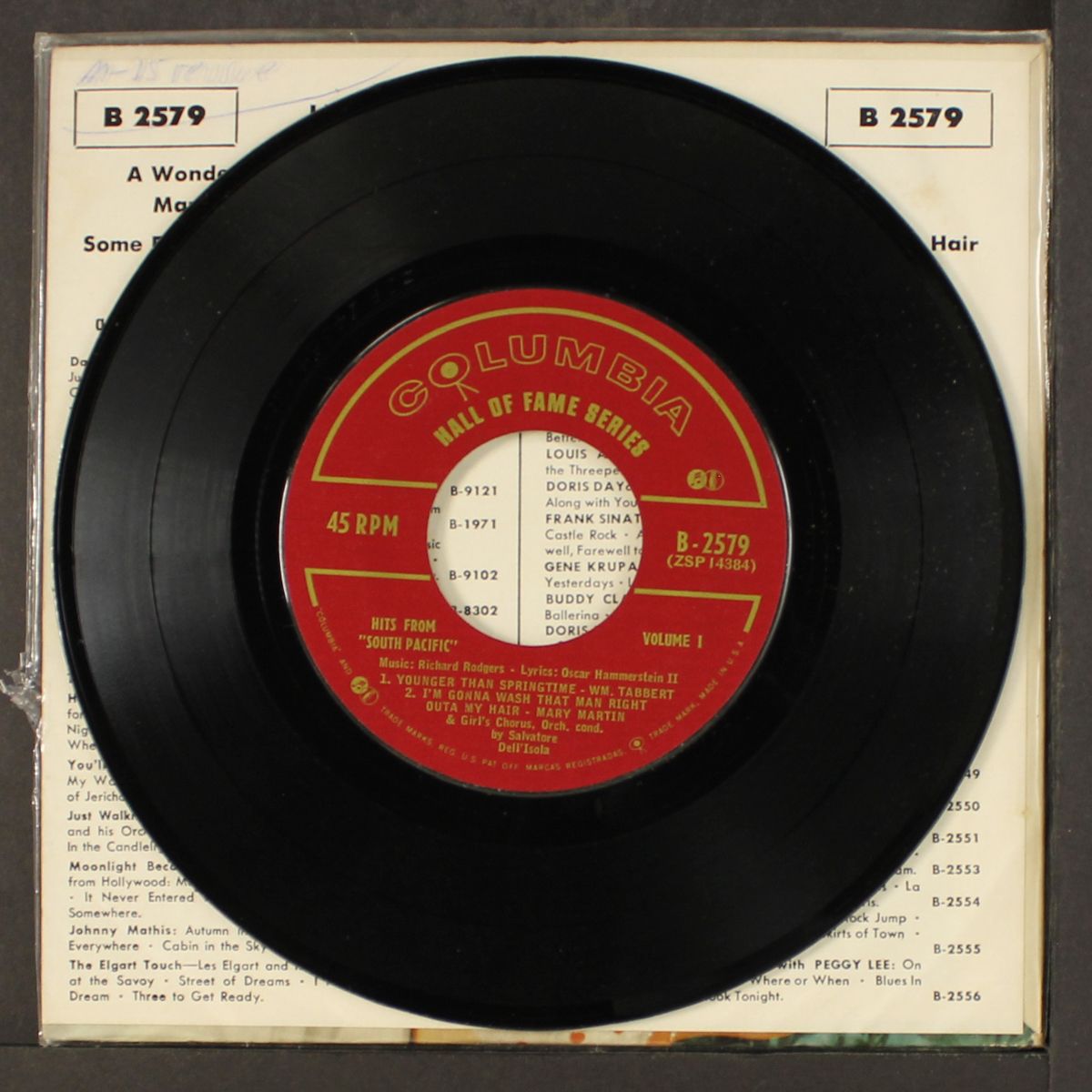 hits from south pacific, vol. 1 by MARY MARTIN