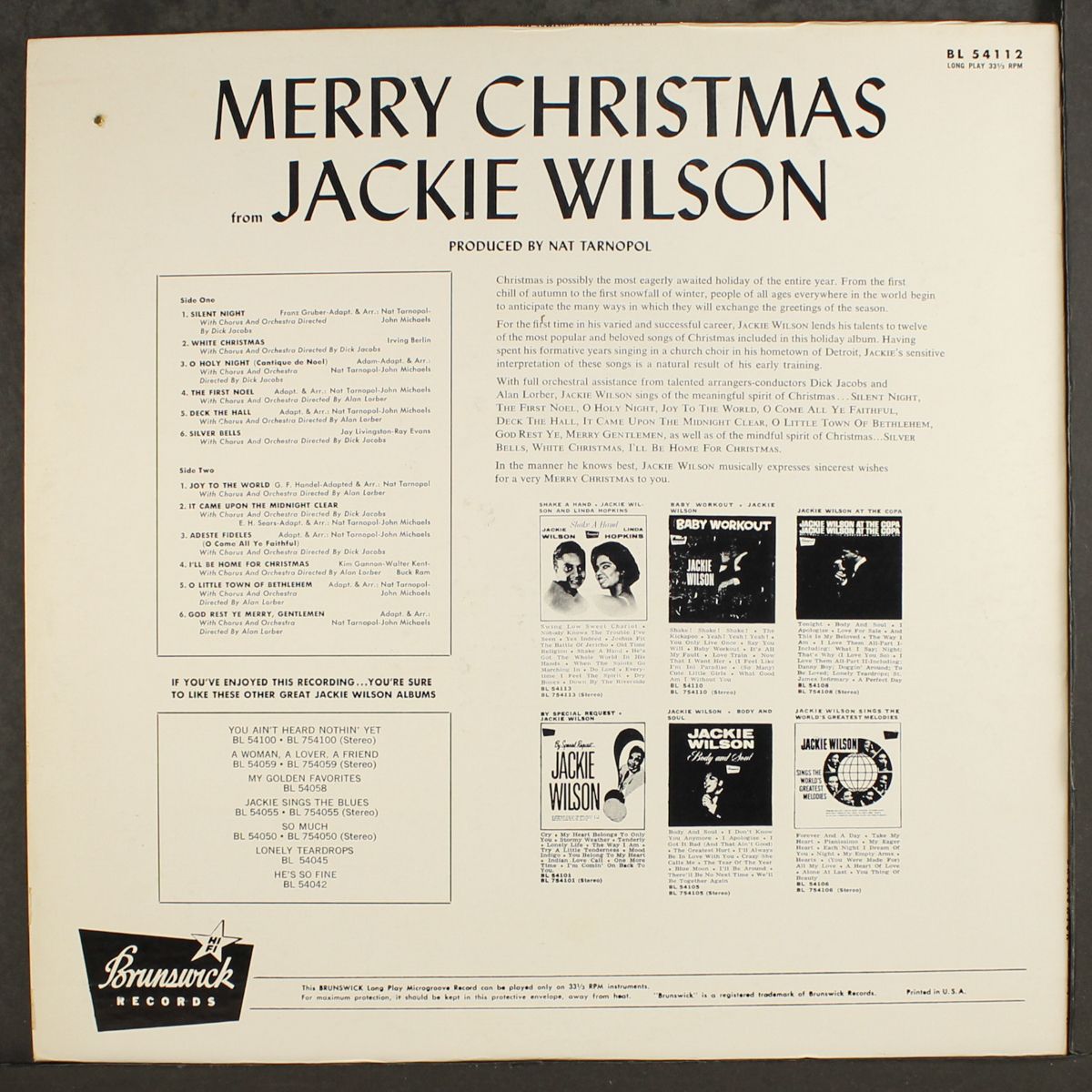 merry christmas from by JACKIE WILSON