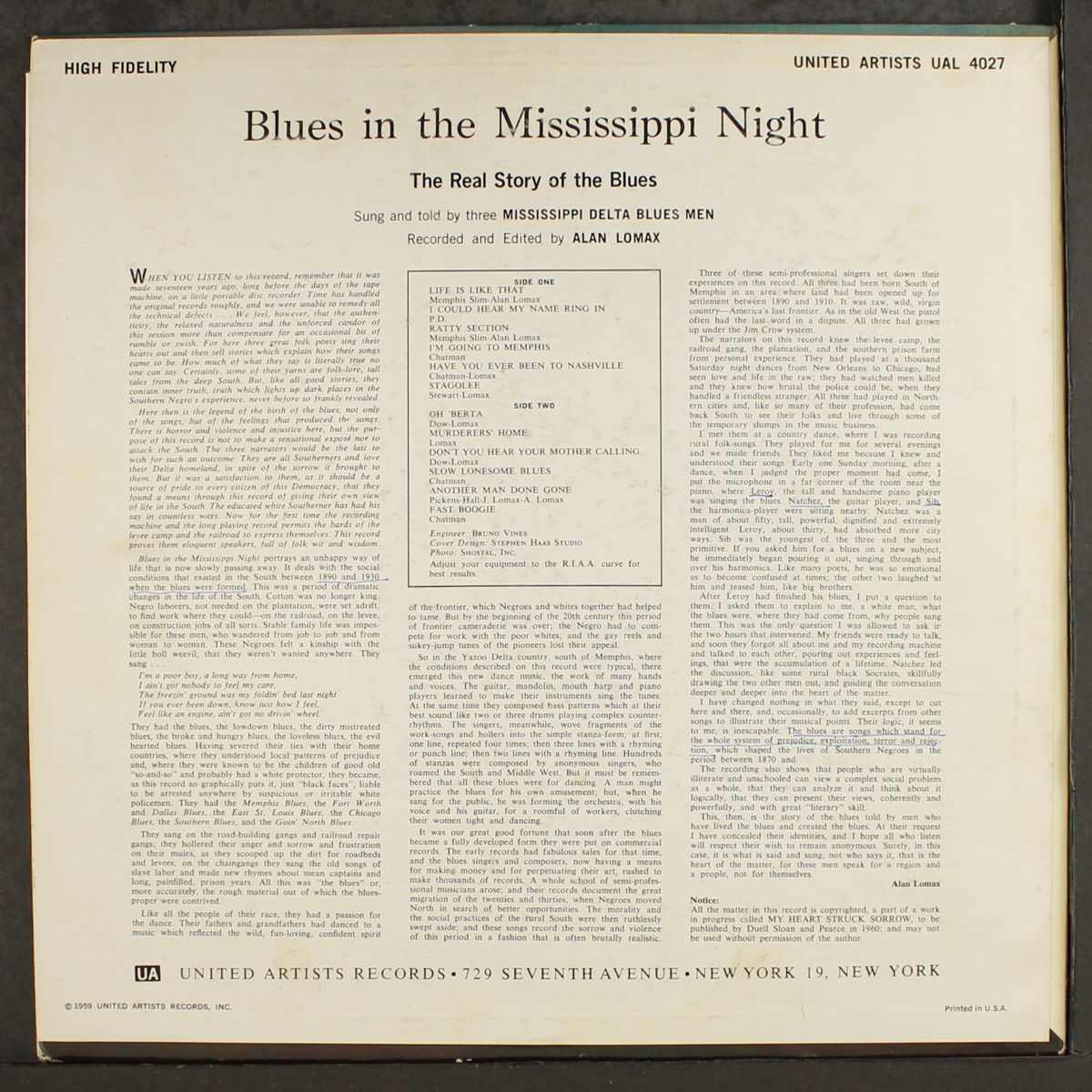 blues in the mississippi night by VARIOUS