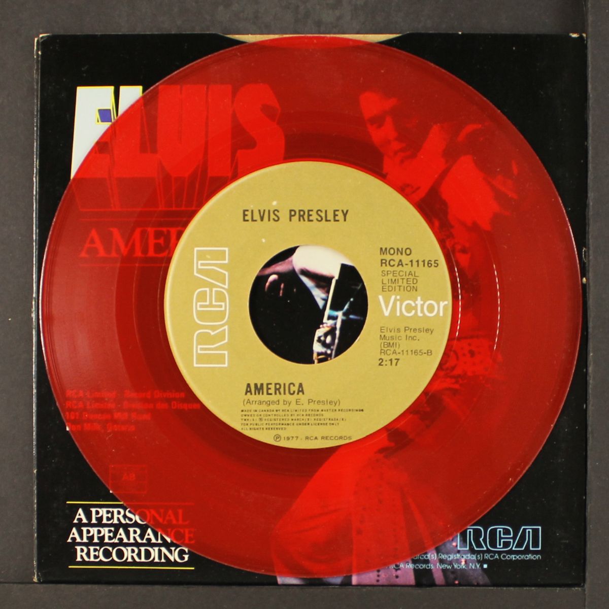 my way / america by ELVIS PRESLEY