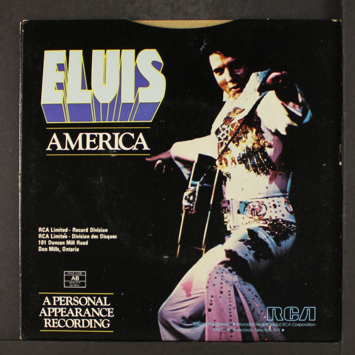 my way / america by ELVIS PRESLEY
