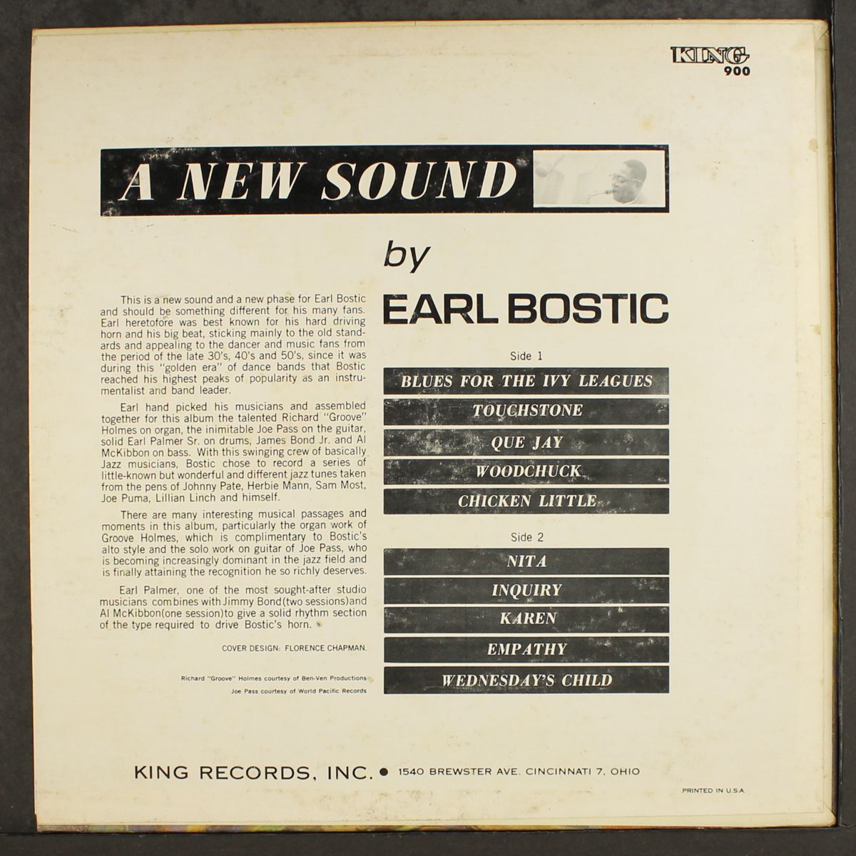 a new sound by EARL BOSTIC