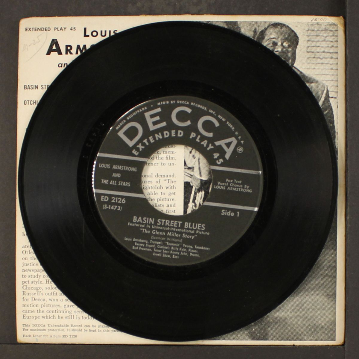 basin st. blues by LOUIS ARMSTRONG