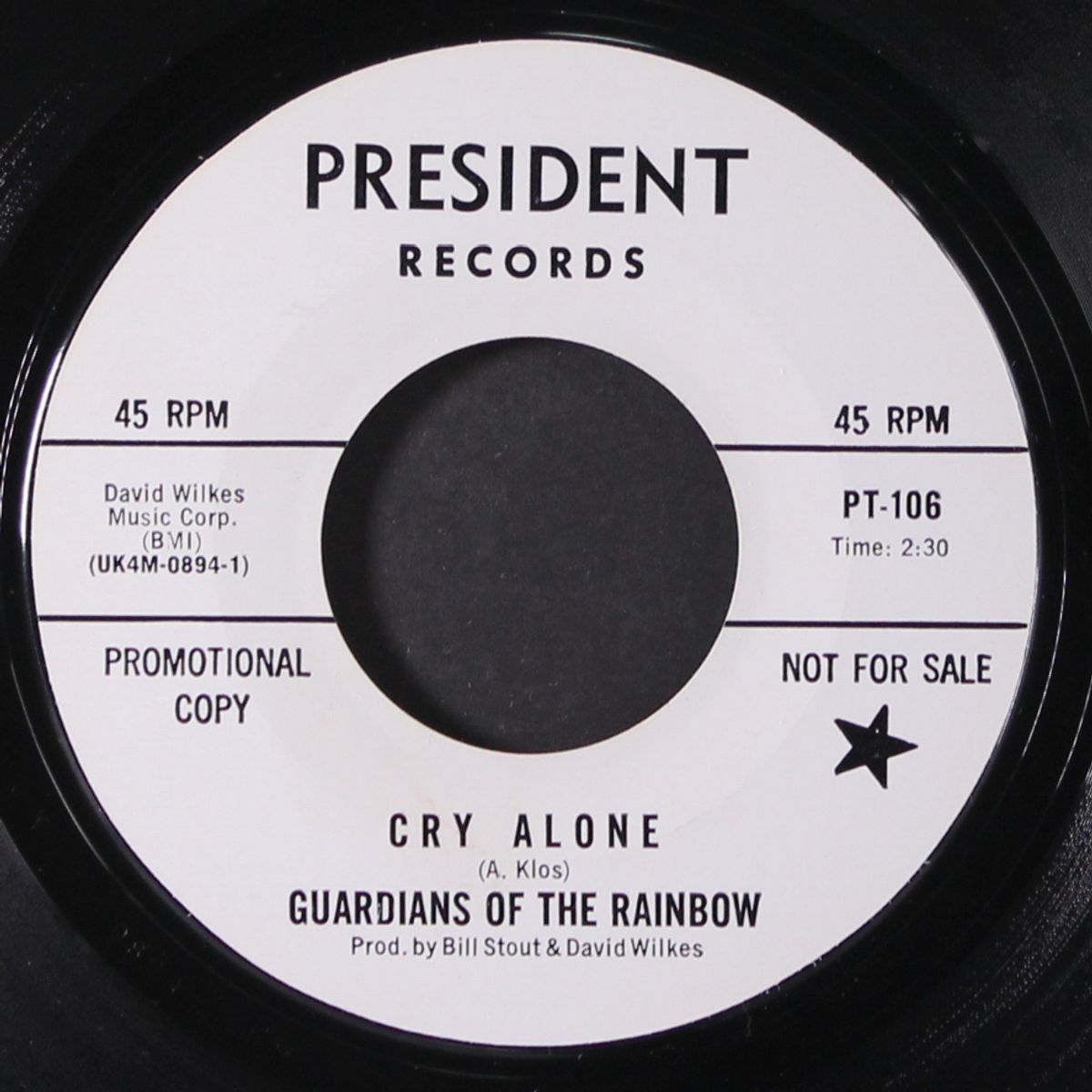 what do you do when you've lost your love / cry alone by GUARDIANS OF THE RAINBOW