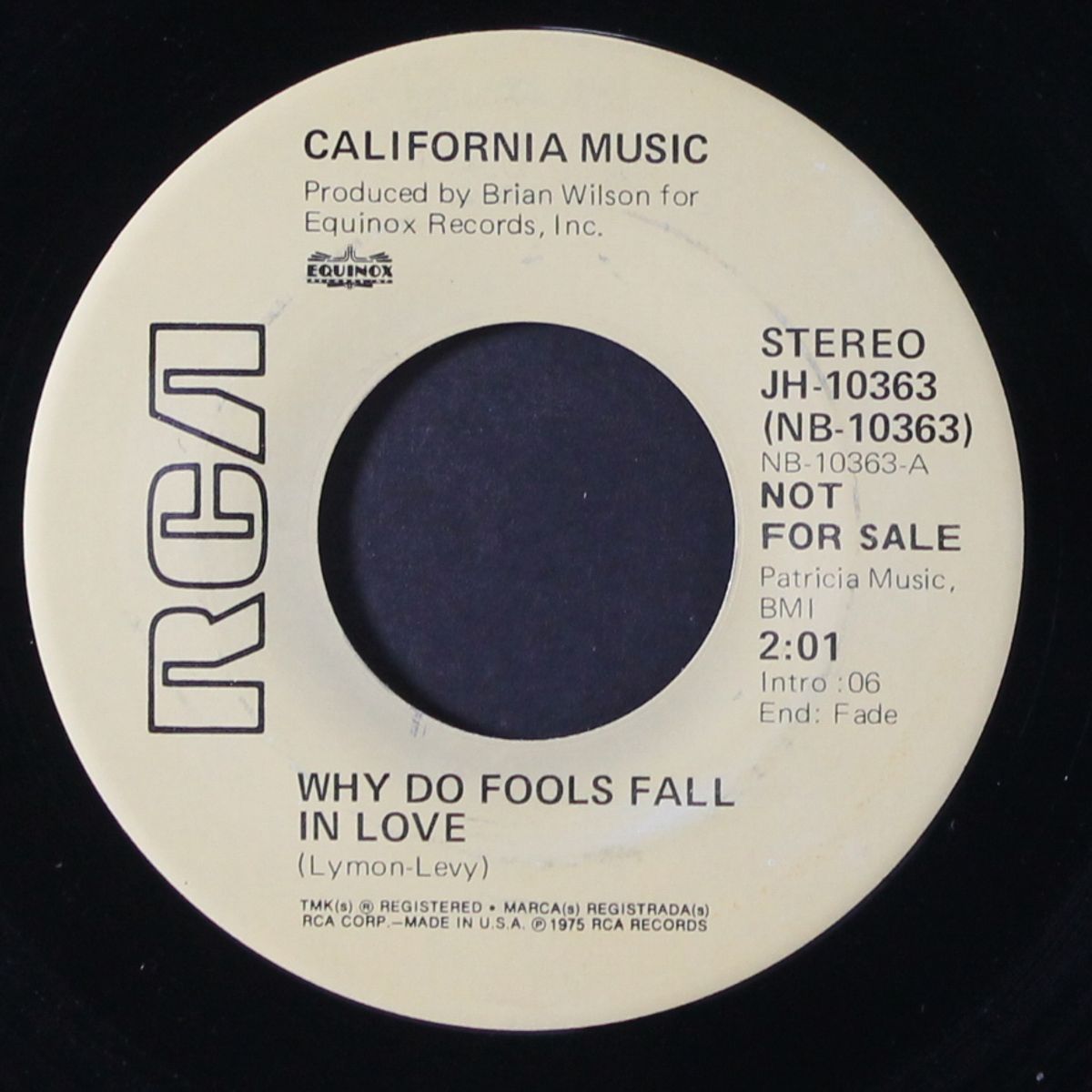 why do fools fall in love / mono by CALIFORNIA MUSIC