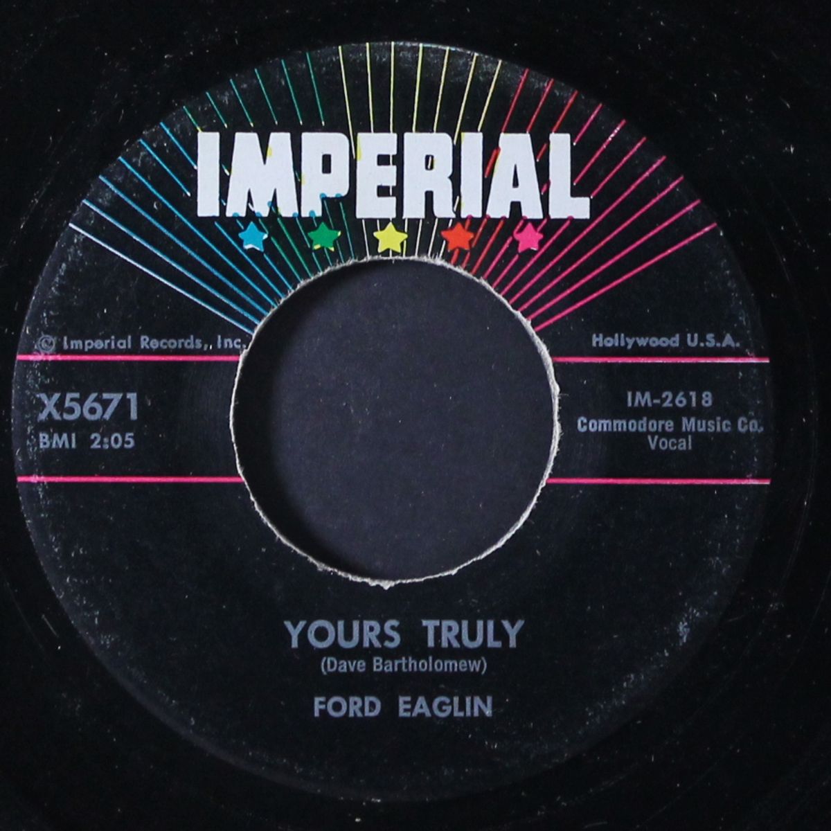 yours truly / nobody knows by FORD EAGLIN
