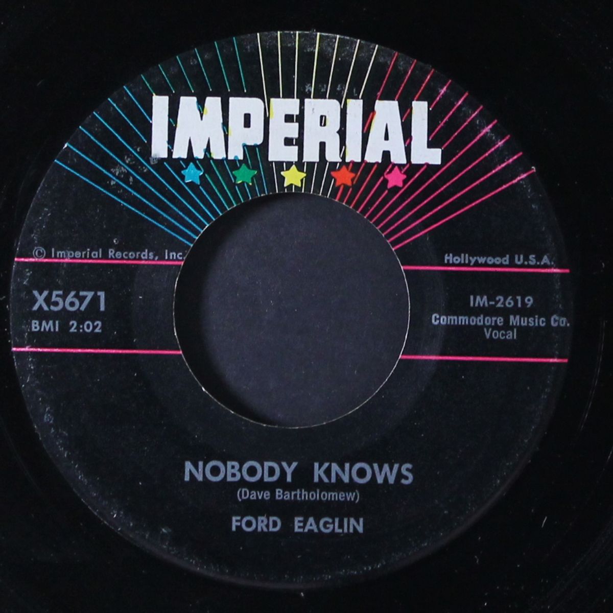 yours truly / nobody knows by FORD EAGLIN